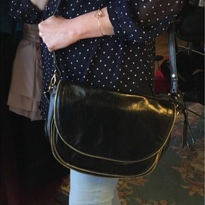 Badgley Mishka Black Saddle Bag